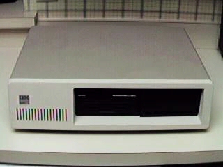 Front view of PC/XT