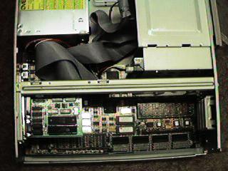 Inside view of Packard Bell Force 1