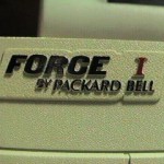 View of Packard Bell Force 1 case tag