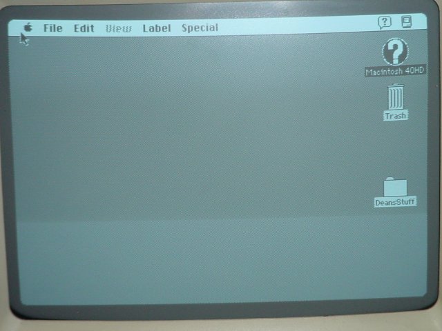 Screenshot of Mac SE Superdrive